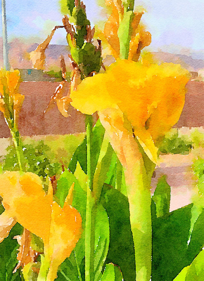 Iris Painting by Wade Binford