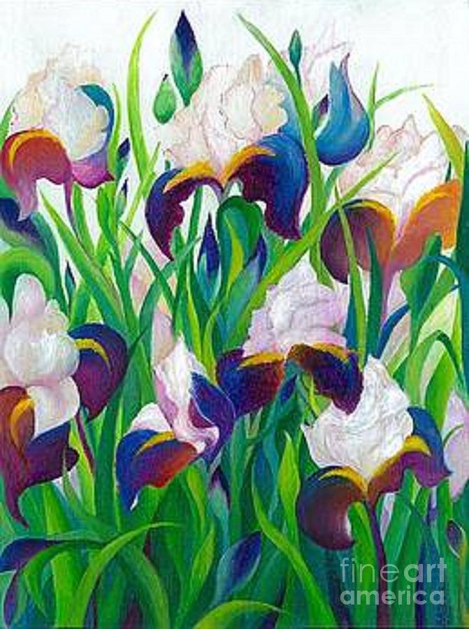 Irises    by Barbara Anna Cichocka