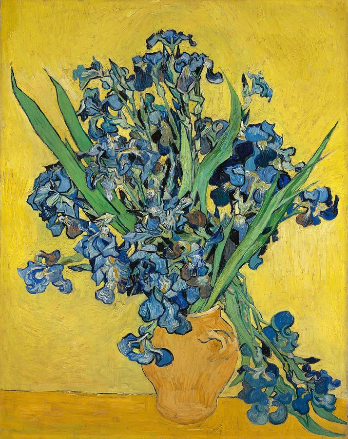 Irises. Painting by Vincent van Gogh -1853-1890- Irises. Painting by Vincent van Gogh -1853-1890-