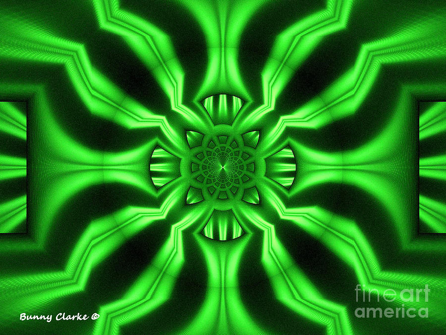 Fractal Digital Art - Irish Blessing by Bunny Clarke Fractal Digital Art - Irish Blessing by Bunny Clarke