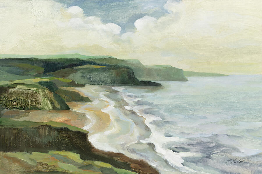 Irish Coast Painting by Silvia Vassileva Irish Coast Painting by Silvia Vassileva