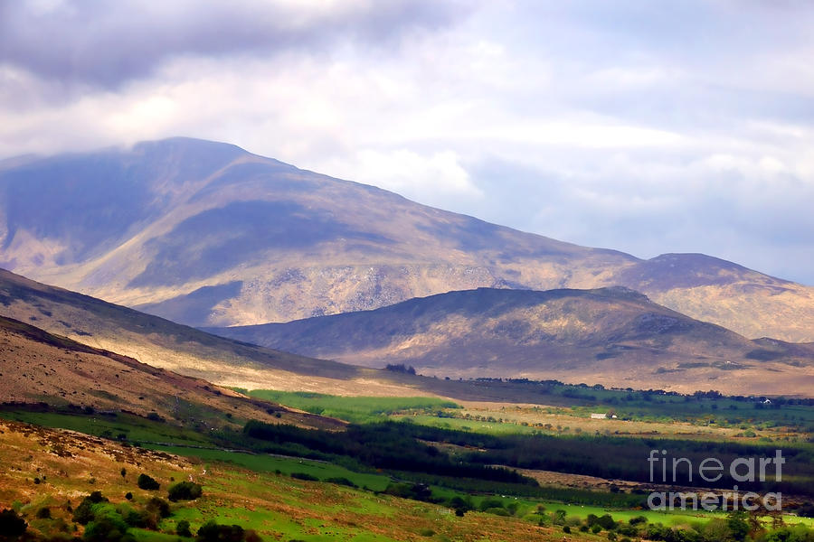 Irish Mountain Landscape Photograph by Olivier Le Queinec