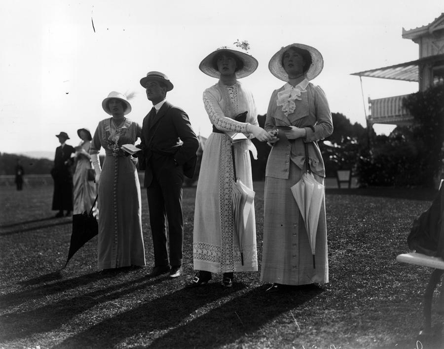 Irish Racegoers Photograph by W. G. Phillips