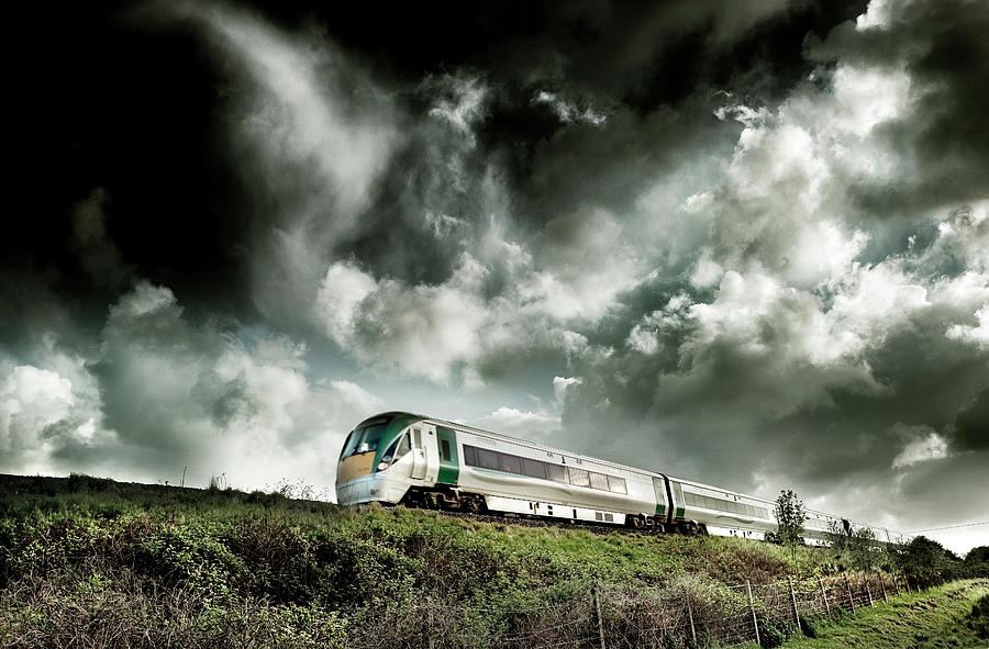 Irish Rail Dmu In Sallins Photograph by 2c Image