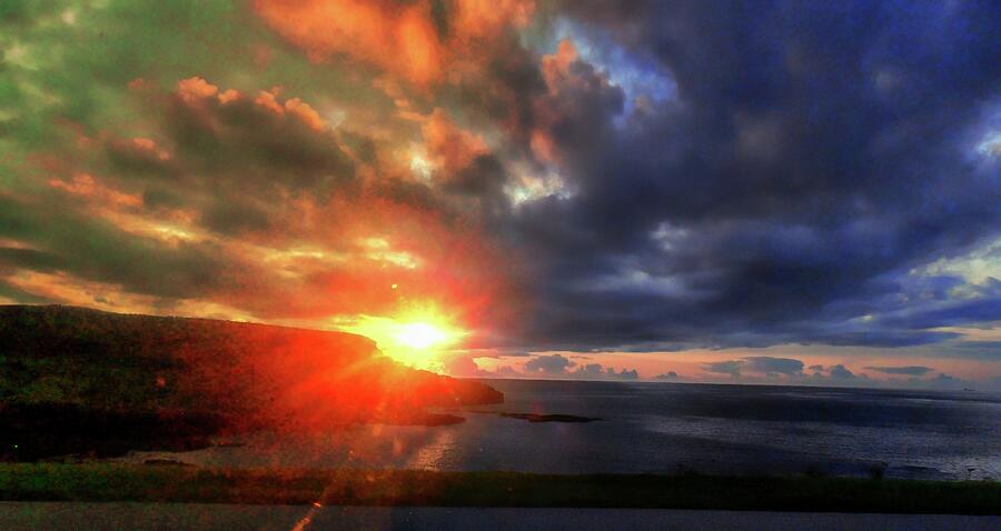 Irish Sunset Photograph by John Hughes