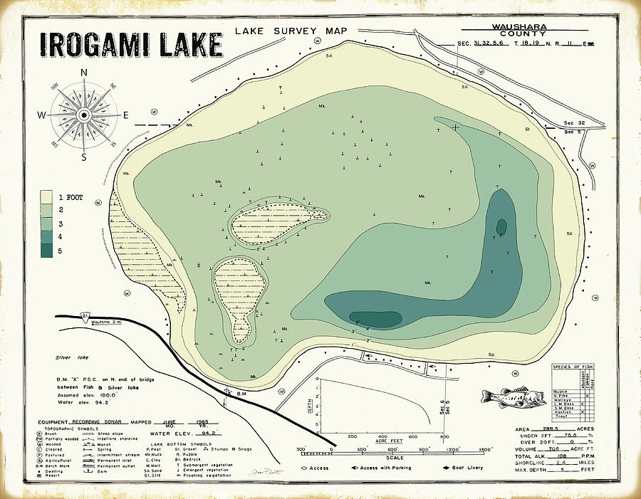 Irogami Lake Digital Art by Jean Plout