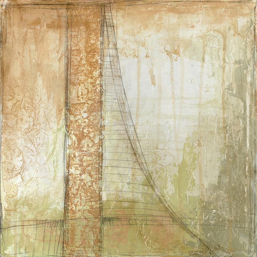 Abstract Painting - Iron And Lace Iv by Jennifer Goldberger