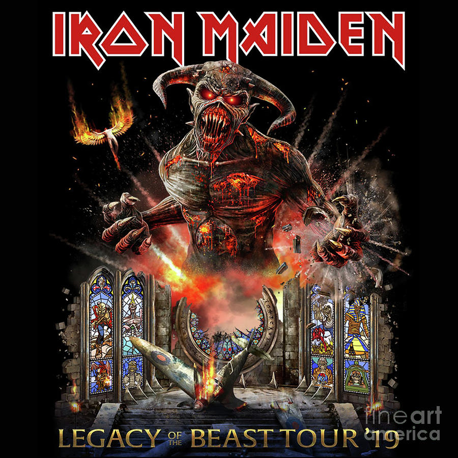 Iron Maiden Legacy of The Beast Tour 2019 Photograph by Neal Johnson