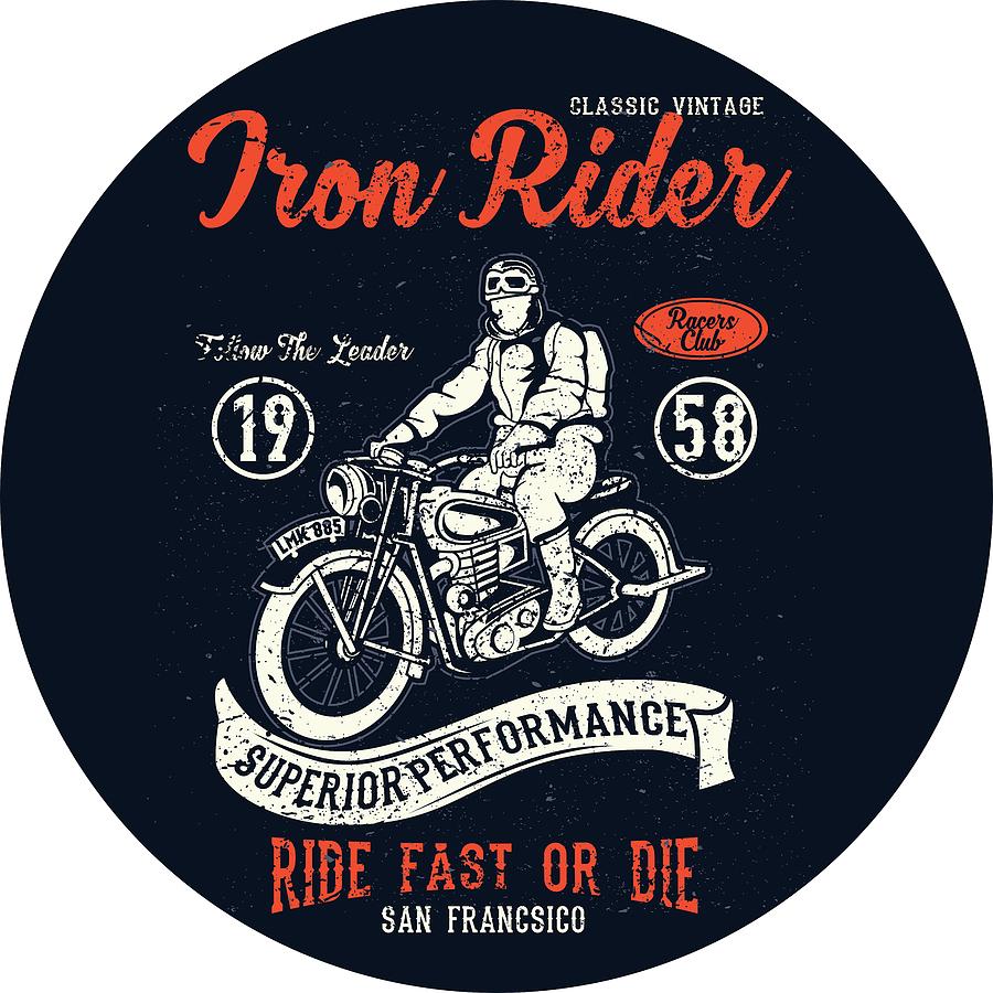 Iron Rider Digital Art by Long Shot