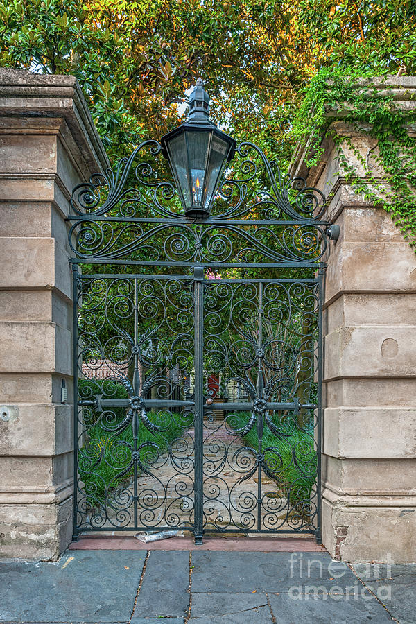 Iron Sword Gates - Charleston Photograph