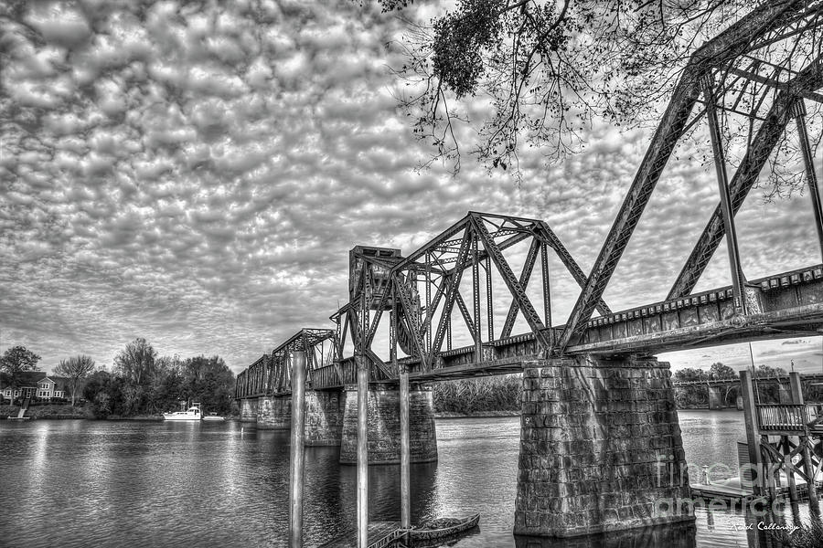 Iron Works 6th Street Railroad Bridge Augusta Georgia Art Photograph by Reid Callaway