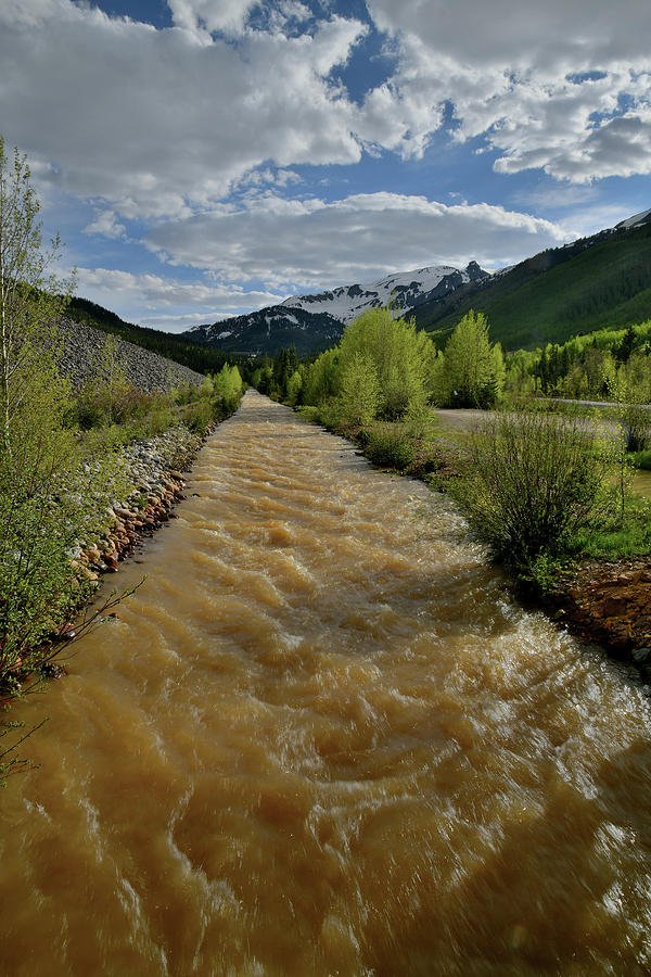 Ironton Creek along Highway 550 Photograph by Ray Mathis