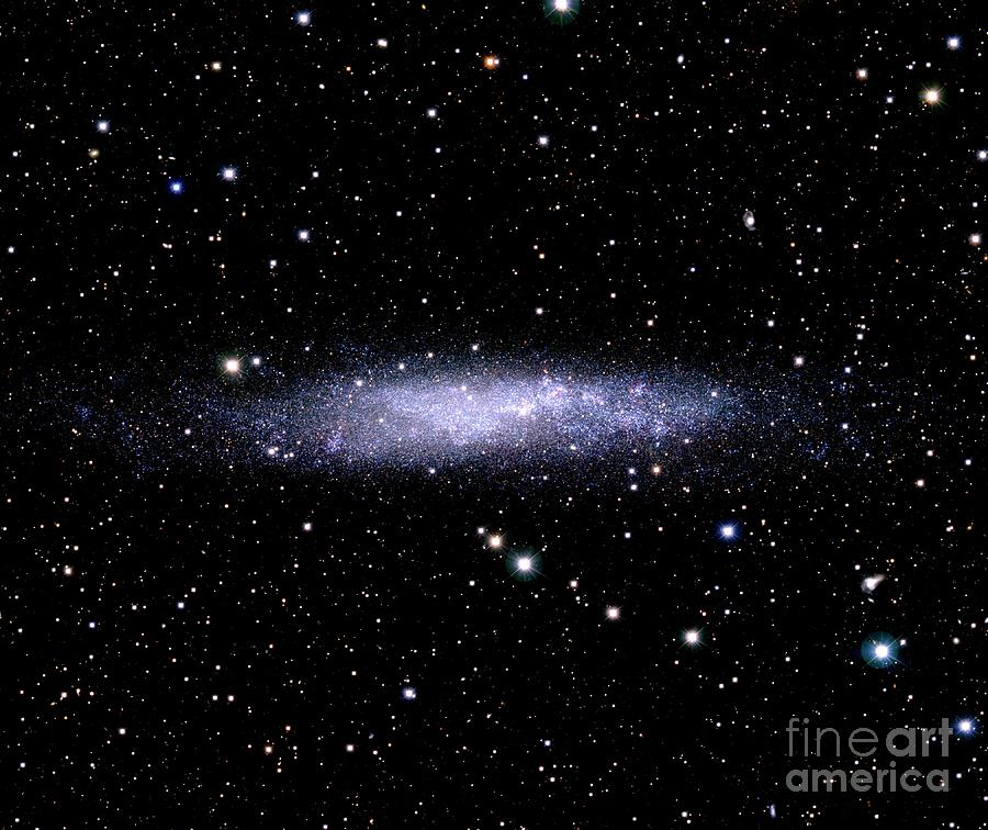 Irregular Galaxy Ngc 3109 Photograph by J-c Cuillandre/canada-france-hawaii Telescope/science Photo Library