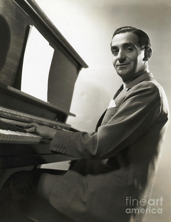 Irving Berlin Playing The Piano Photograph by Bettmann