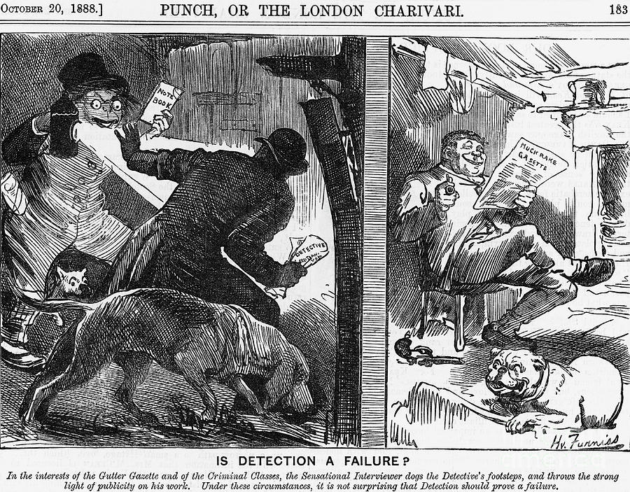 Is Detection A Failure, 1888. Artist Drawing by Print Collector
