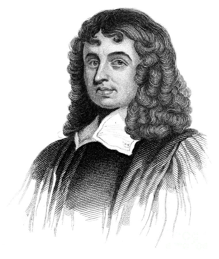 Isaac Barrow, 17th Century English Drawing by Print Collector