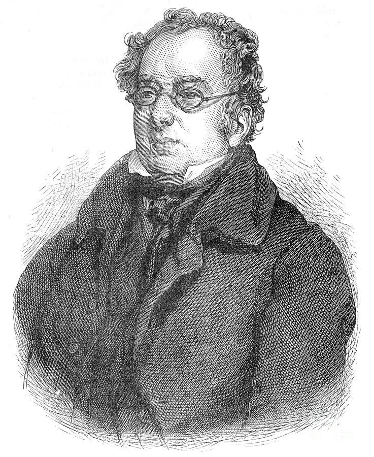 Isaac Disraeli, British Writer Drawing by Print Collector