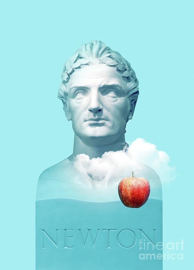 Isaac Newton And The Apple Photograph by Victor Habbick Visions/science Photo Library