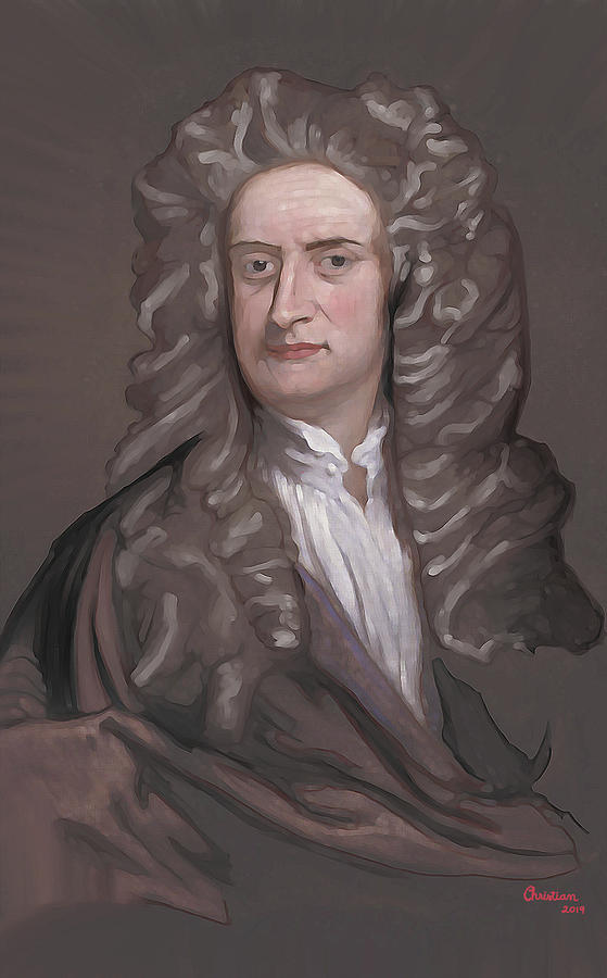 Isaac Newton, One of the founders of modern physics