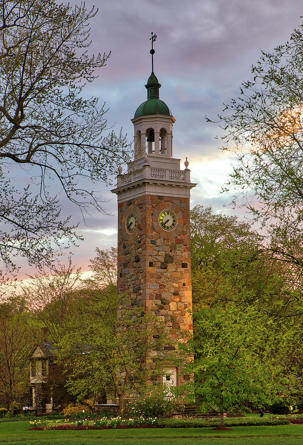 Isaac Sprague Memorial Tower In Wellesley Hills Photograph