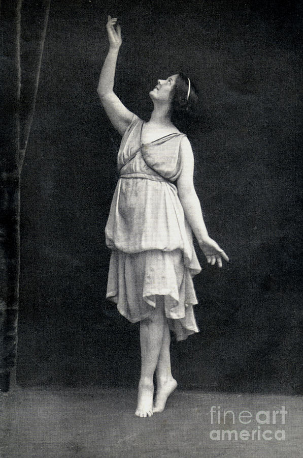 Isadora Duncan Dancing Photograph by American School