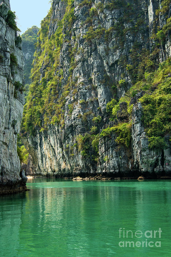 Island Cliffs in Halong Bay Four Photograph by Bob Phillips