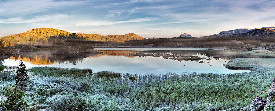 Island Lake Sunrise Photograph by Leland D Howard