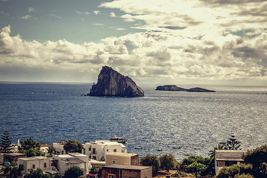 Island Of Panarea With Volcanic Rock In Photograph by Rosie Ubacher