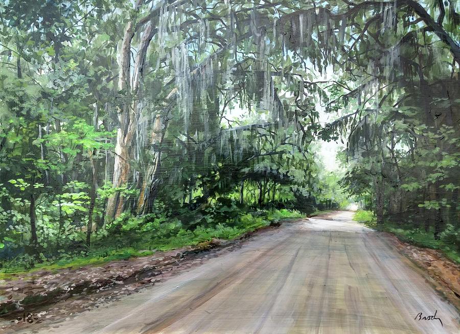 Country Road Painting - Island Road by William Brody