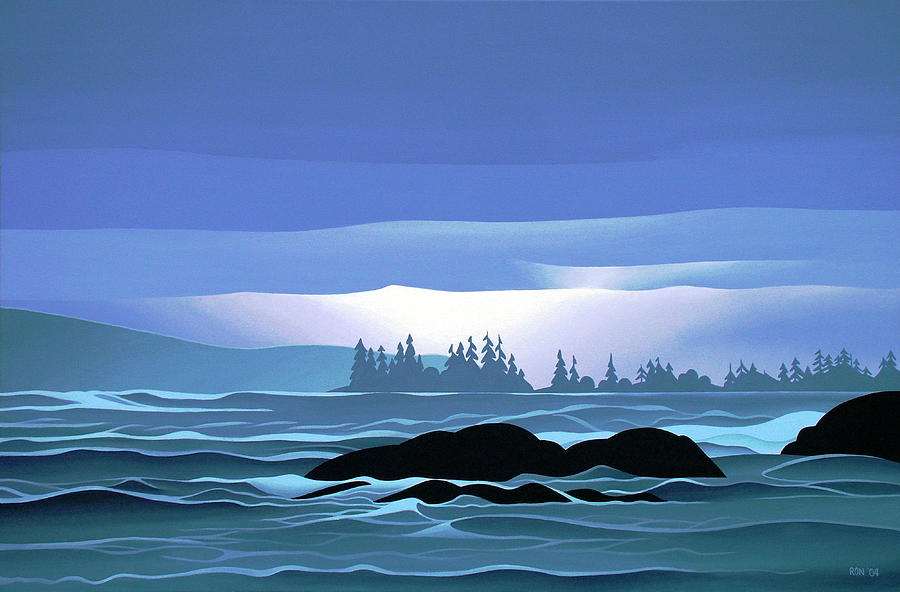 Islands After The Storm Painting by Ron Parker