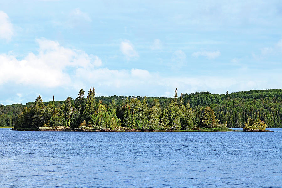 Islands In Bonar Lake II Photograph by Debbie Oppermann