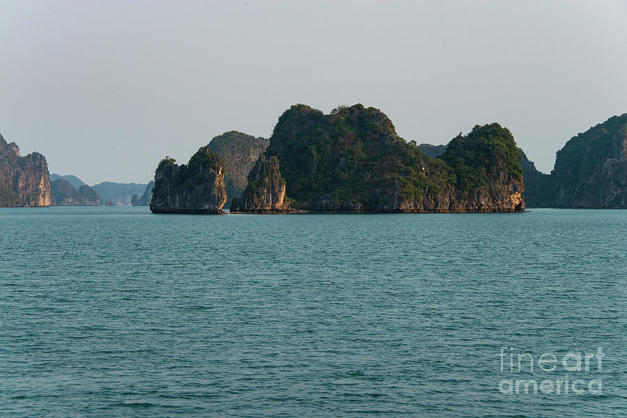 Islands in Halong Bay Eight Photograph by Bob Phillips