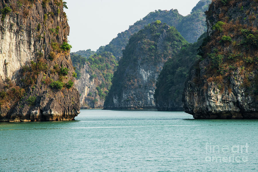 Islands in Halong Bay Four Photograph by Bob Phillips