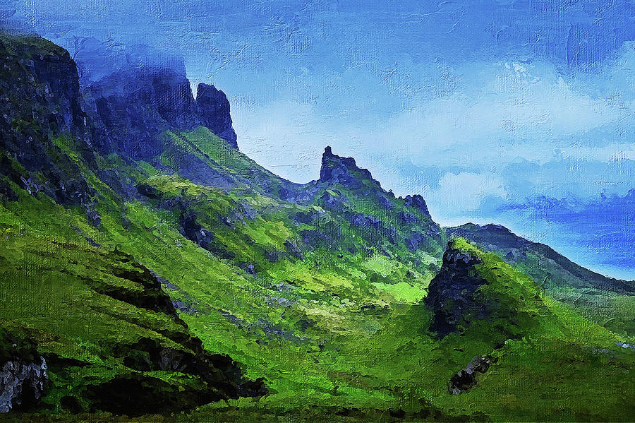 Isle of Skye, Panorama - 01 Painting by AM FineArtPrints