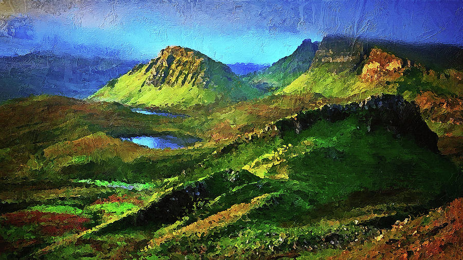 Isle of Skye, Panorama - 02 Painting by AM FineArtPrints