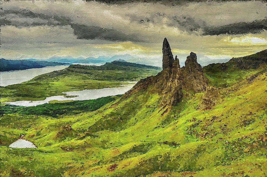 Isle of Skye, Panorama - 03 Painting by AM FineArtPrints