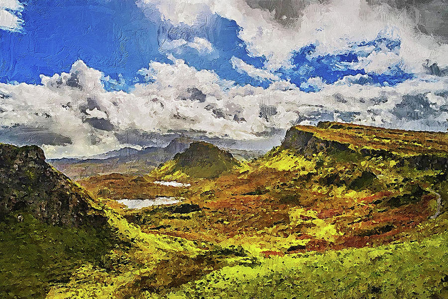 Isle of Skye, Panorama - 04 Painting by AM FineArtPrints