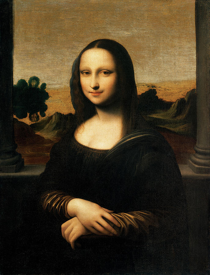Leonardo Da Vinci Painting - Isleworth Mona Lisa - Earlier Version by Leonardo da Vinci