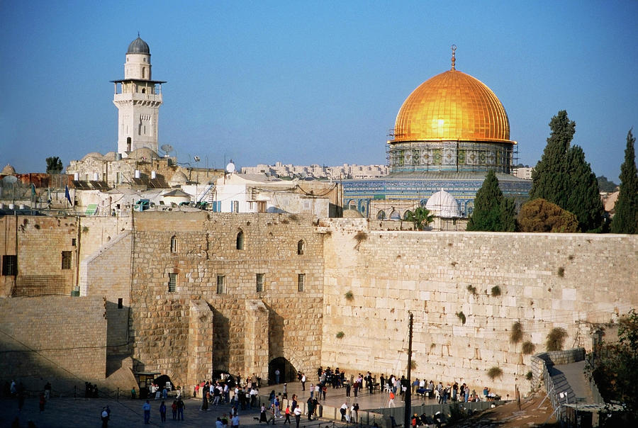 Israel, Jerusalem, Western Wall And The Photograph by Medioimages/photodisc