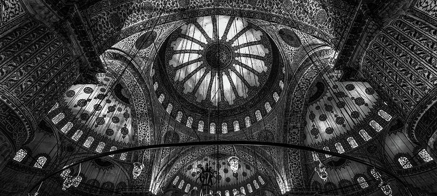 Turkey Photograph - Istanbul - Blue Mosque by Michael Jurek