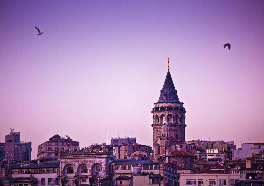 Istanbul Cityscape With The Galata Photograph by Thepalmer