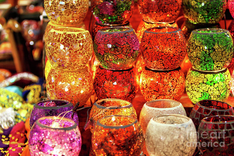 Istanbul Colors at the Spice Bazaar Photograph by John Rizzuto