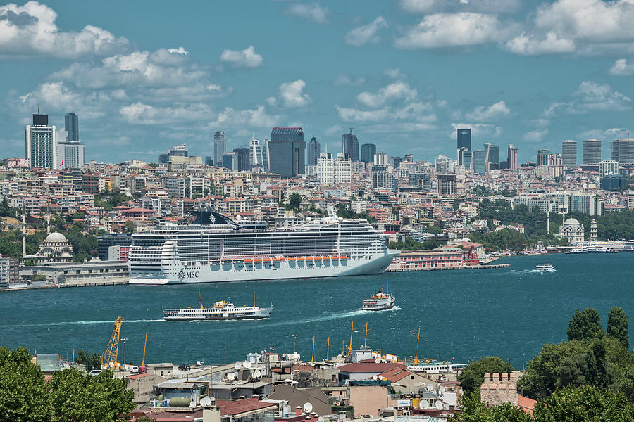Istanbul Port Photograph by Salvator Barki