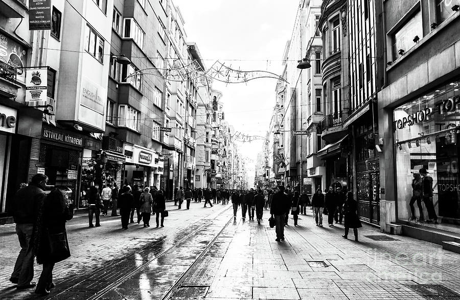 Istiklal Caddesi in Istanbul Photograph by John Rizzuto