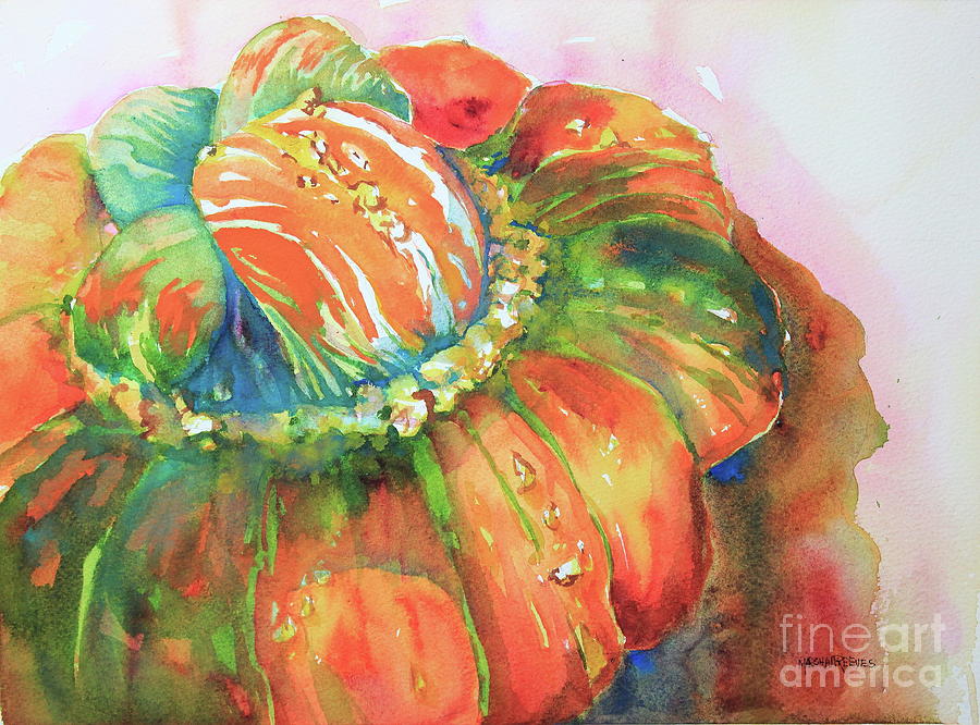 Pumpkin Painting - IT Came From the Garden by Marsha Reeves