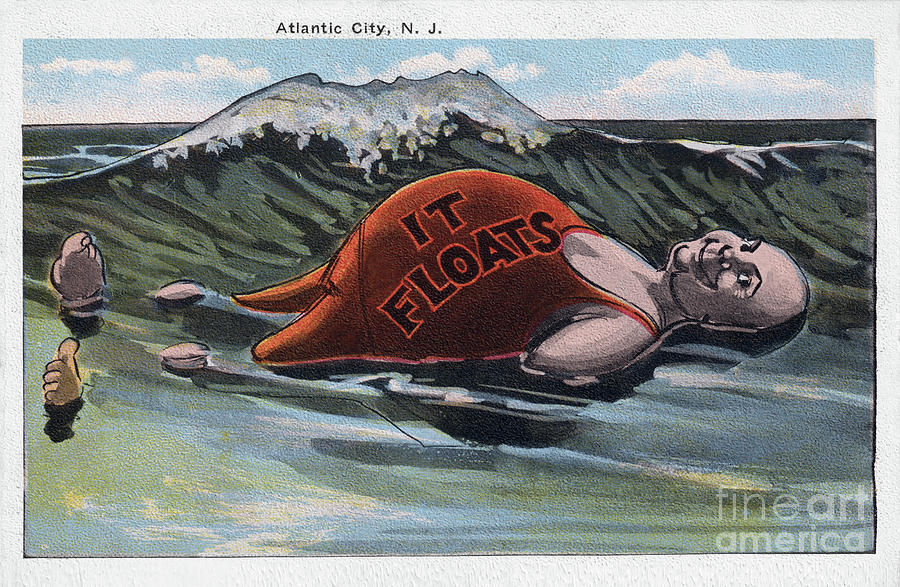 It Floats - Atlantic City Photograph by Mark Miller