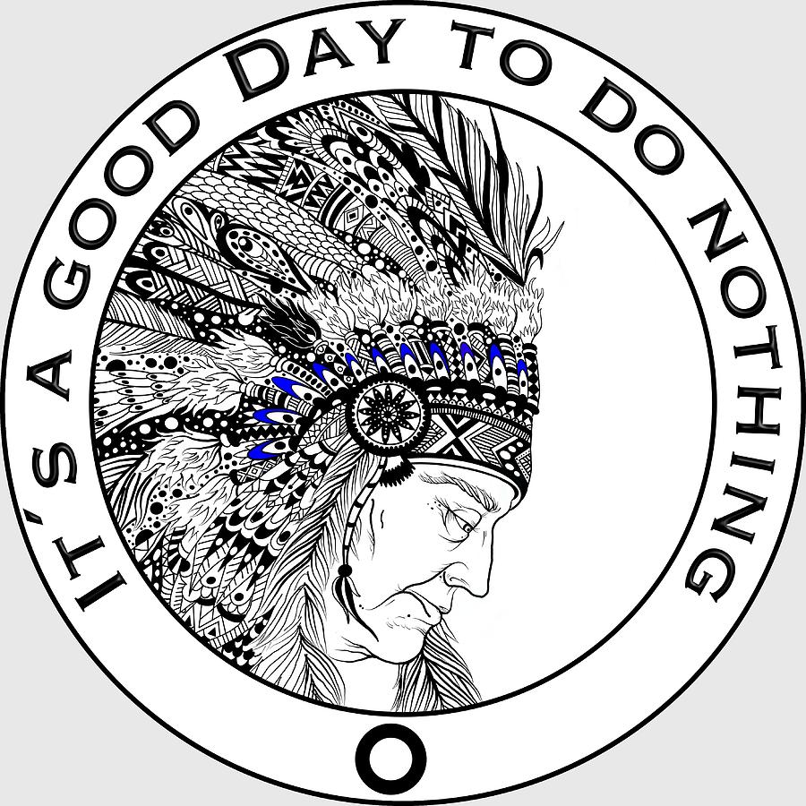 It is a good day to do nothing Drawing by Patricia Piotrak