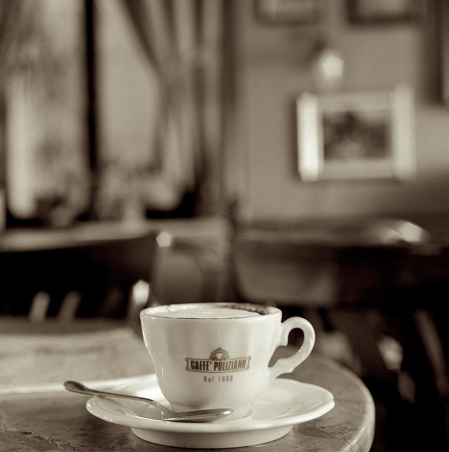 Tea Photograph - It1356 - Tuscany Caffe Iv by Alan Blaustein