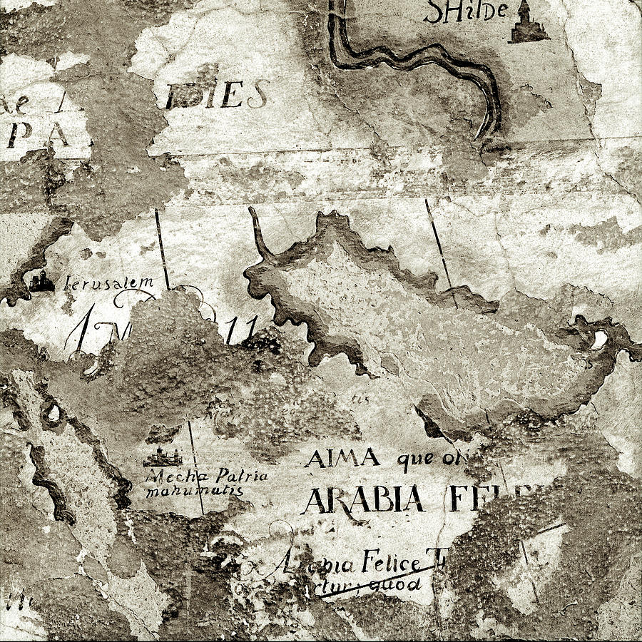 Map Photograph - It1924 - La Mappa II by Alan Blaustein