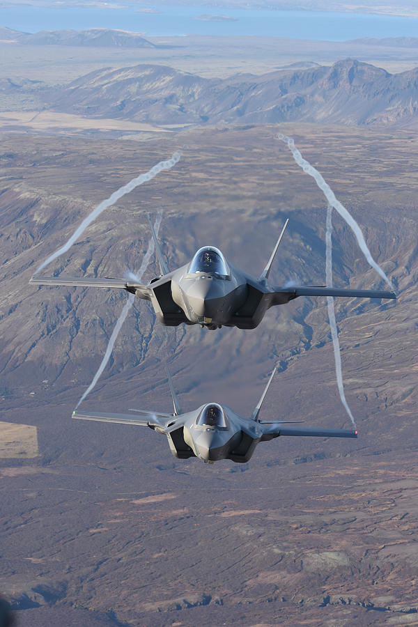 Italian Air Force F-35a In Flight Photograph by Riccardo Niccoli - Fine ...